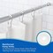 Kenney Mfg Medium Weight PEVA Shower Liner and Roller Ring Set, White KN61709 - alternate 6